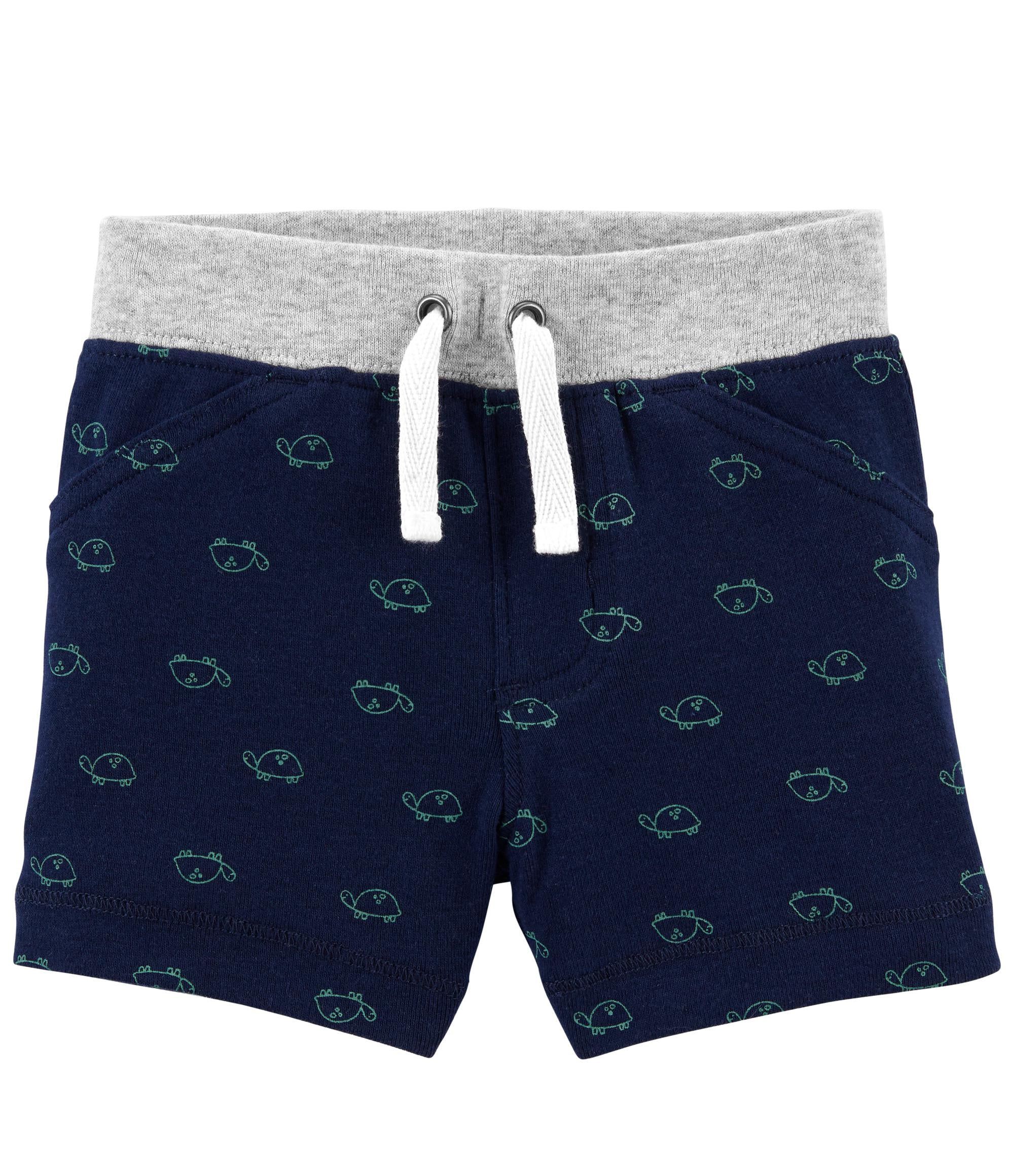 Carters Boys 0-24 Months 3-Piece Turtle Little Short Set