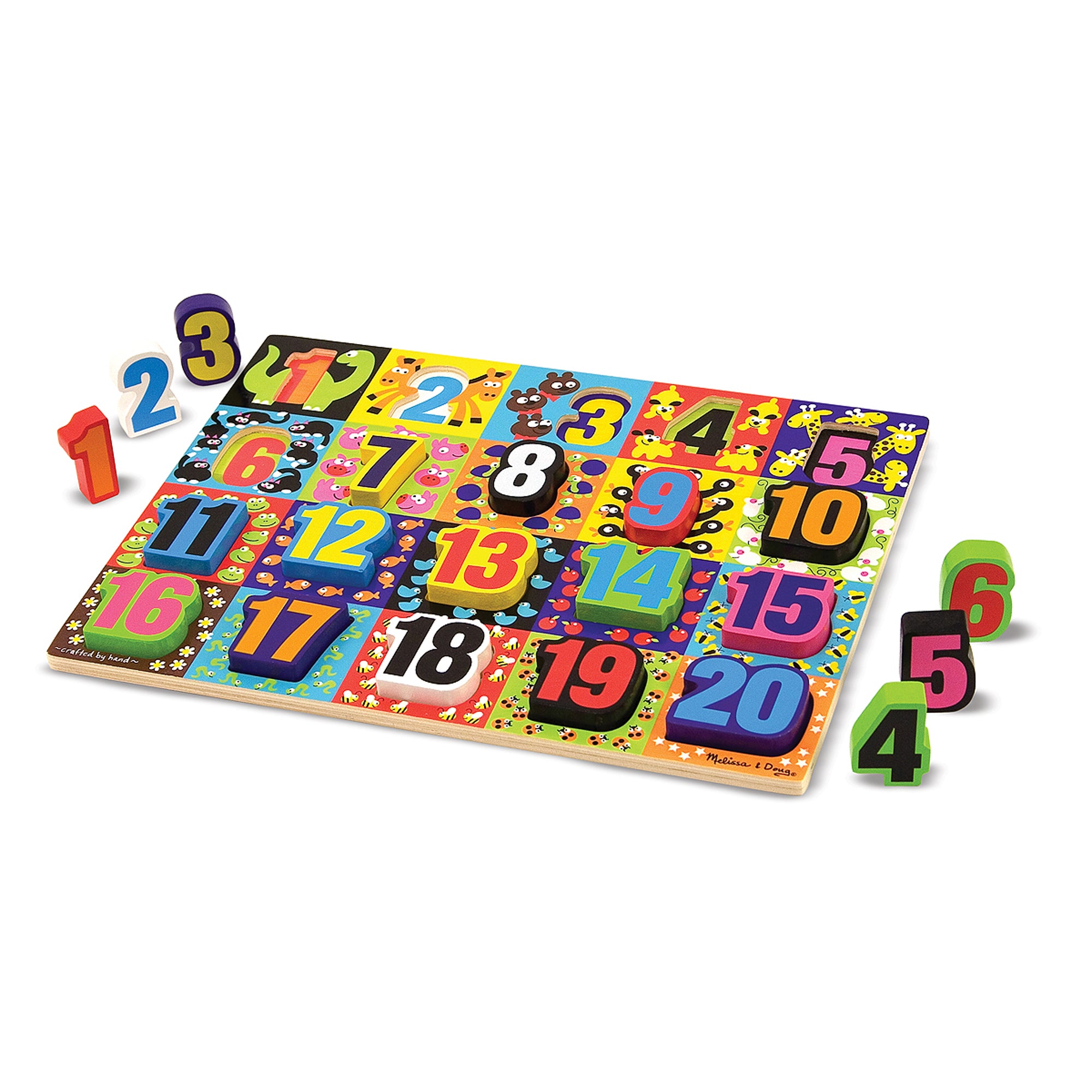 Melissa and Doug Jumbo Numbers Chunky Puzzle