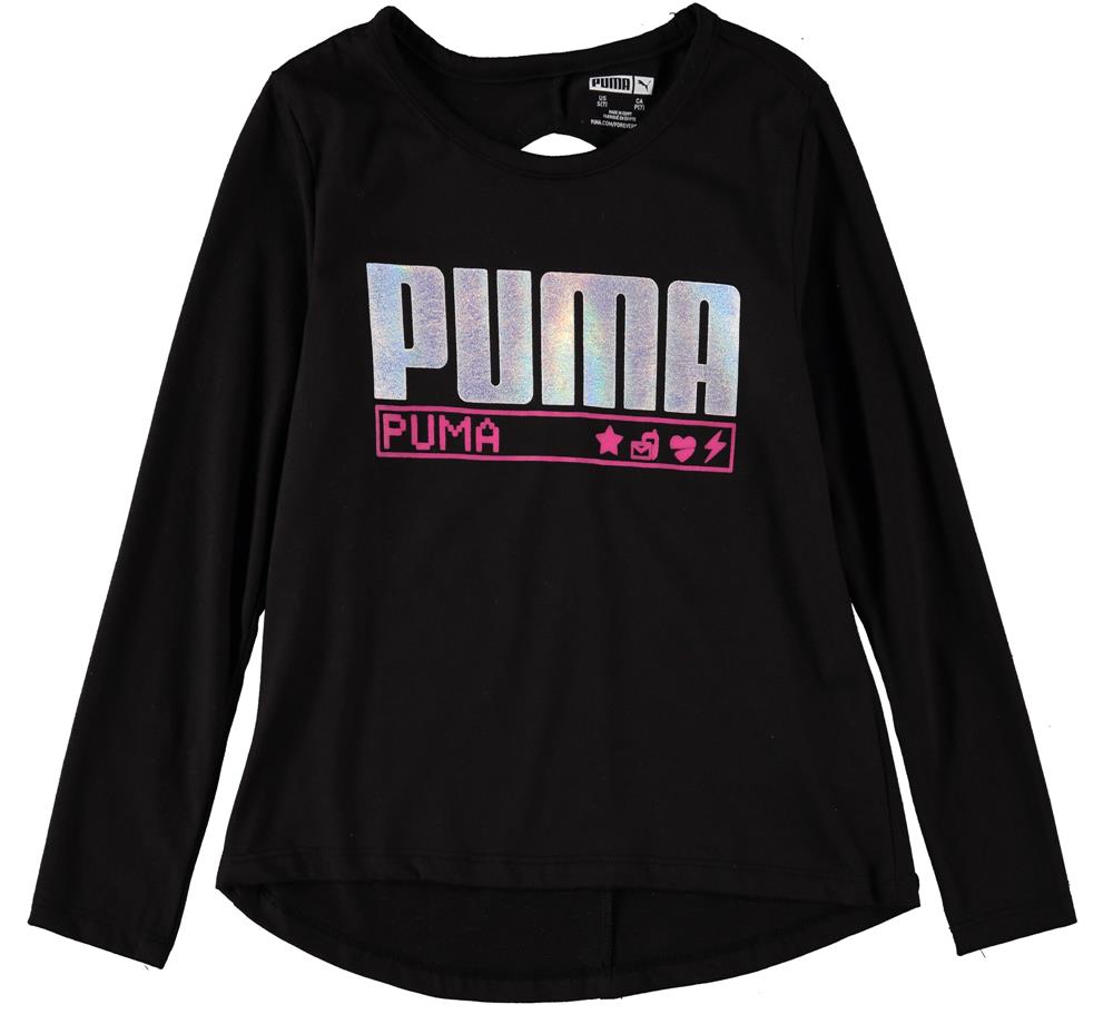 Puma Girls 7-16 Alpha Pack Long Sleeve T-Shirt