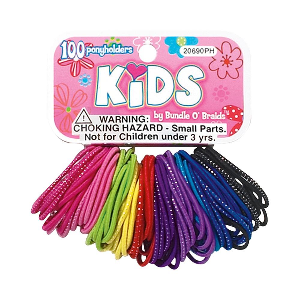 Stylin Girls 60pc Thin Elastic Ponyholders