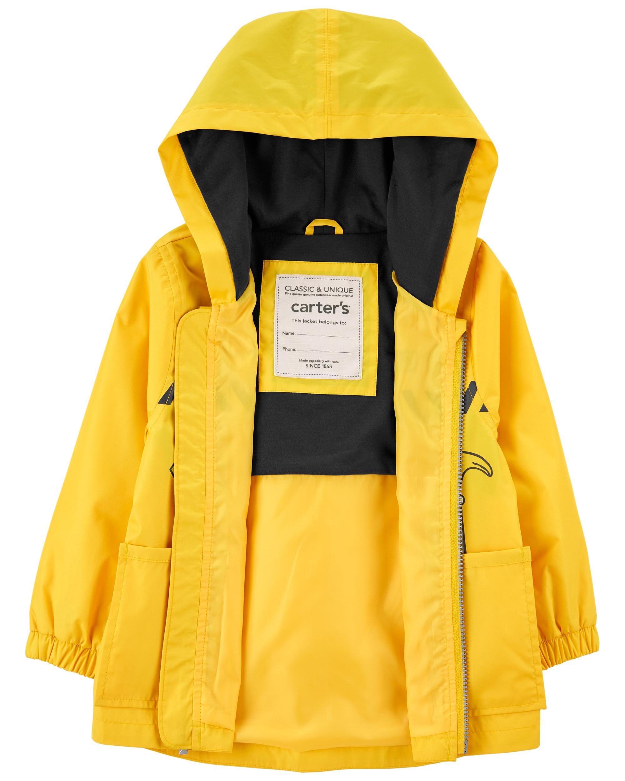 Carters Boys 4-7 Construction Rain Slicker