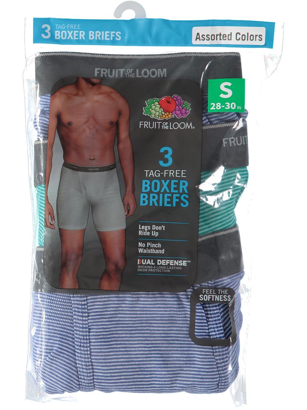 Fruit of the Loom Mens 3 Pack Boxer Brief