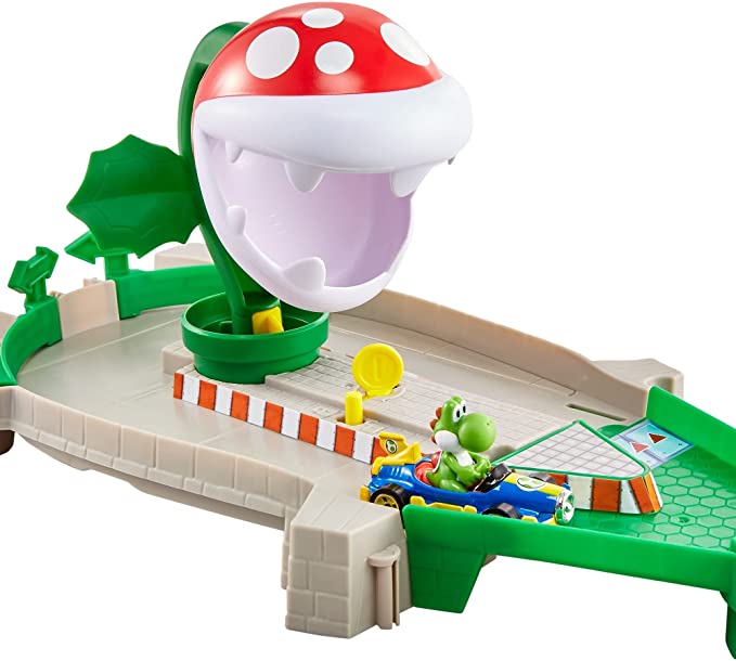 Hot Wheels MarioKart Piranha Plant Slide Track Set