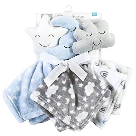 Hudson Baby 3 Pack Security Blanket