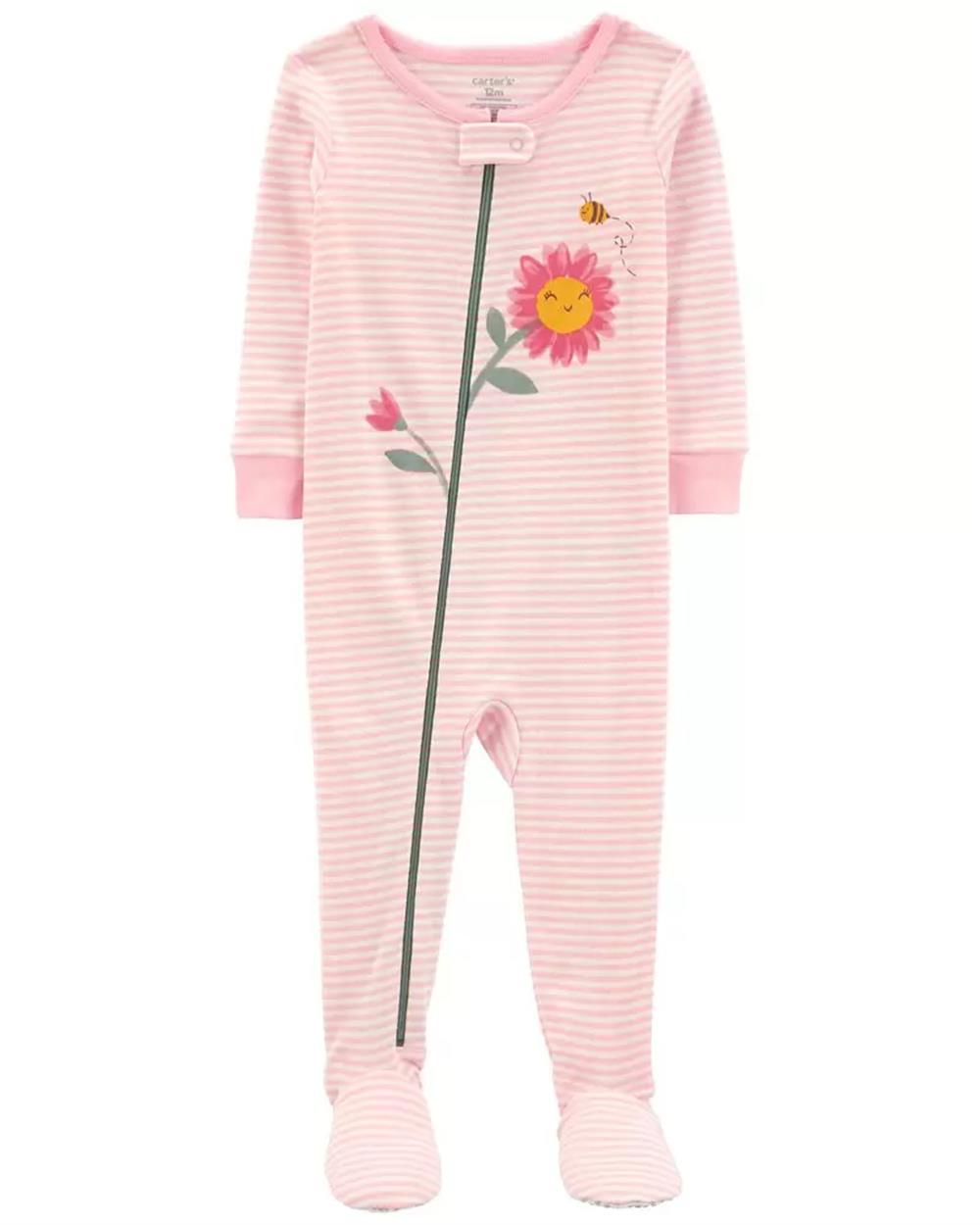 Carters Girls 12-24 Months Daisy Cotton Sleeper