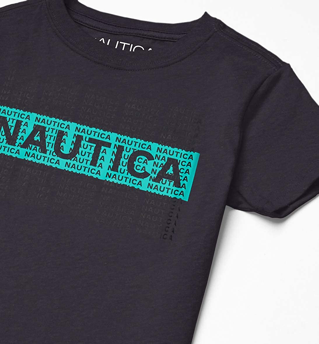 Nautica Boys 8-20 Short Sleeve Box Logo T-Shirt