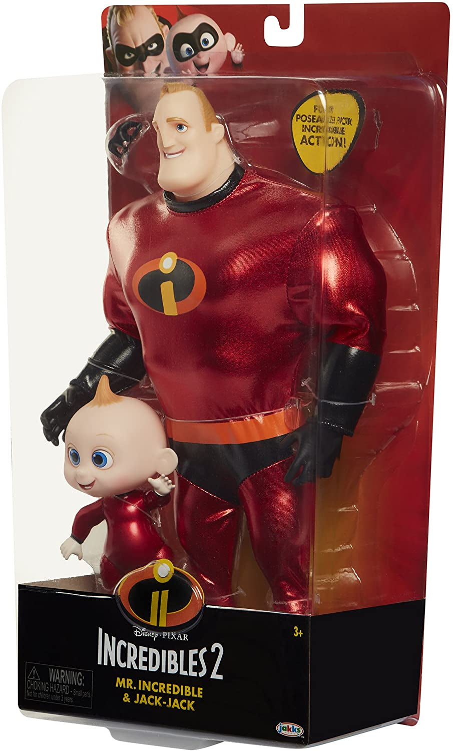 Disney The Incredibles 2 Mr. Incredible & Jack-Jack Action Figure Pack