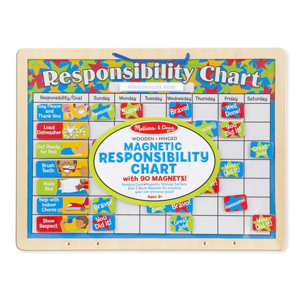 Melissa and Doug Deluxe Magnetic Responsibility Chart