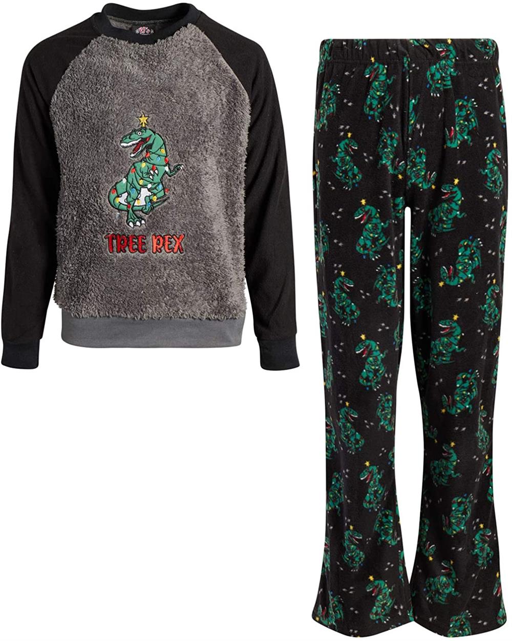 PJs & Presents Boys T-Rex Pajama Set