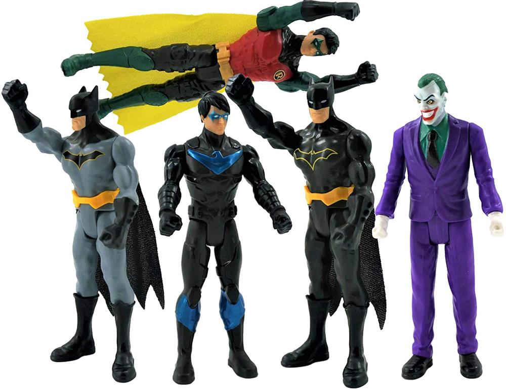 Mattel Batman DC 6'' Action Figures 5-Pack