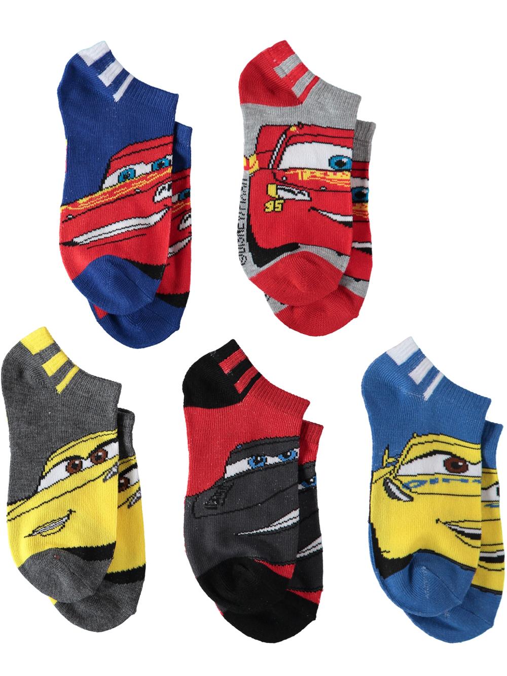 Disney Boys 6-8 5-Pack Character Socks