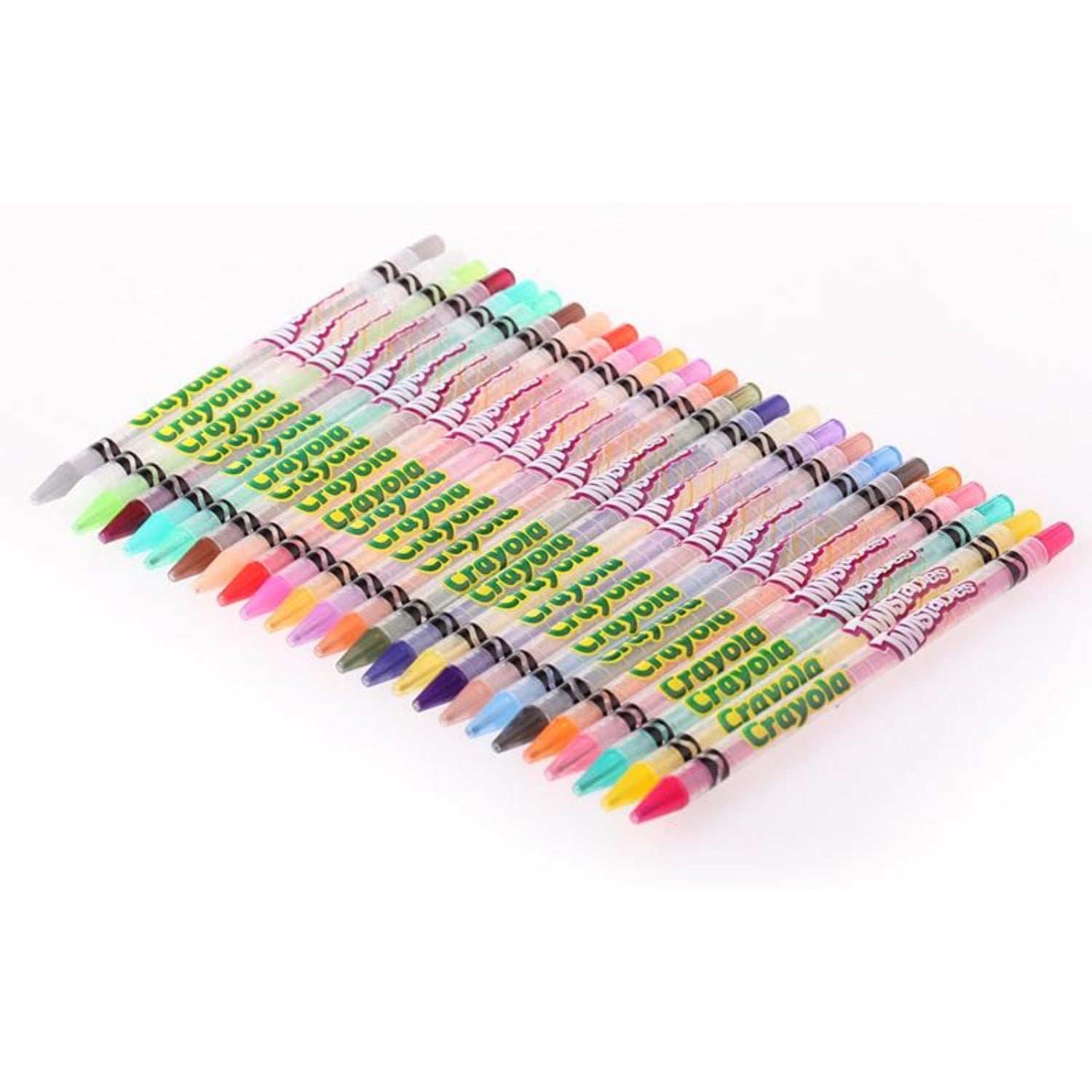 Crayola Twistables Colored Pencils Kit, 25 Twistables Colored Pencils and 40 sheets of paper