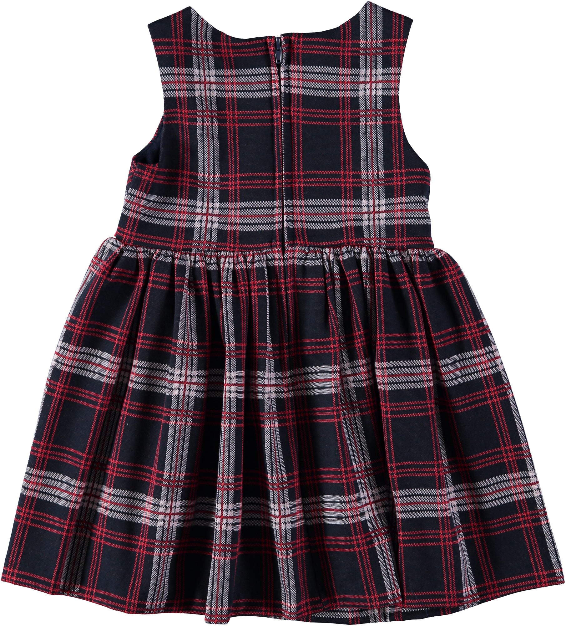 Bonnie Jean Girls 2T-4T Plaid Dress with Cardigan