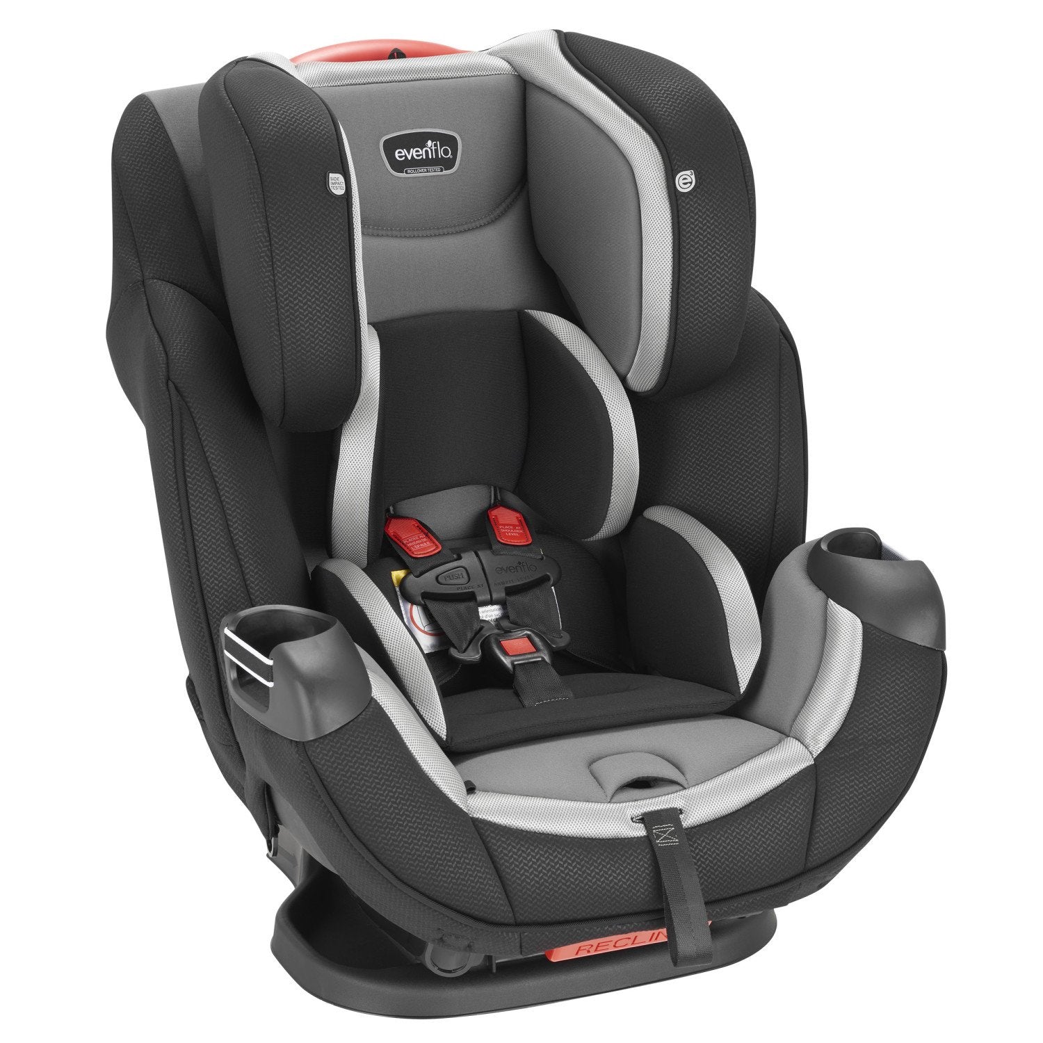 Evenflo Symphony DLX All-in-One Car Seat, Apex Black