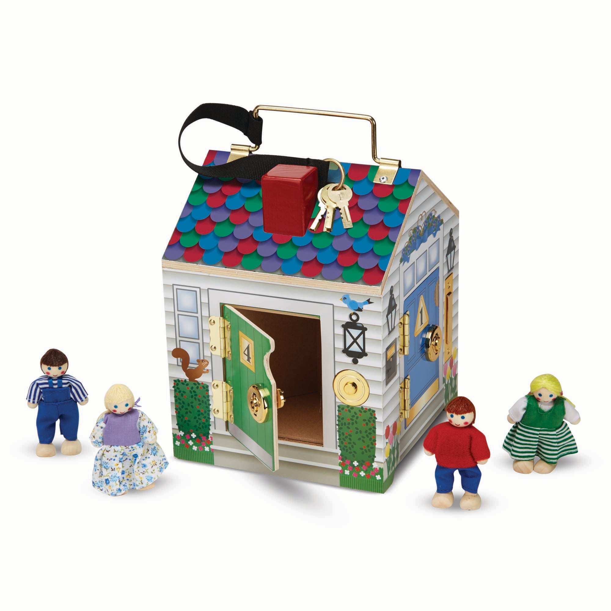 Melissa and Doug Wooden Doorbell House