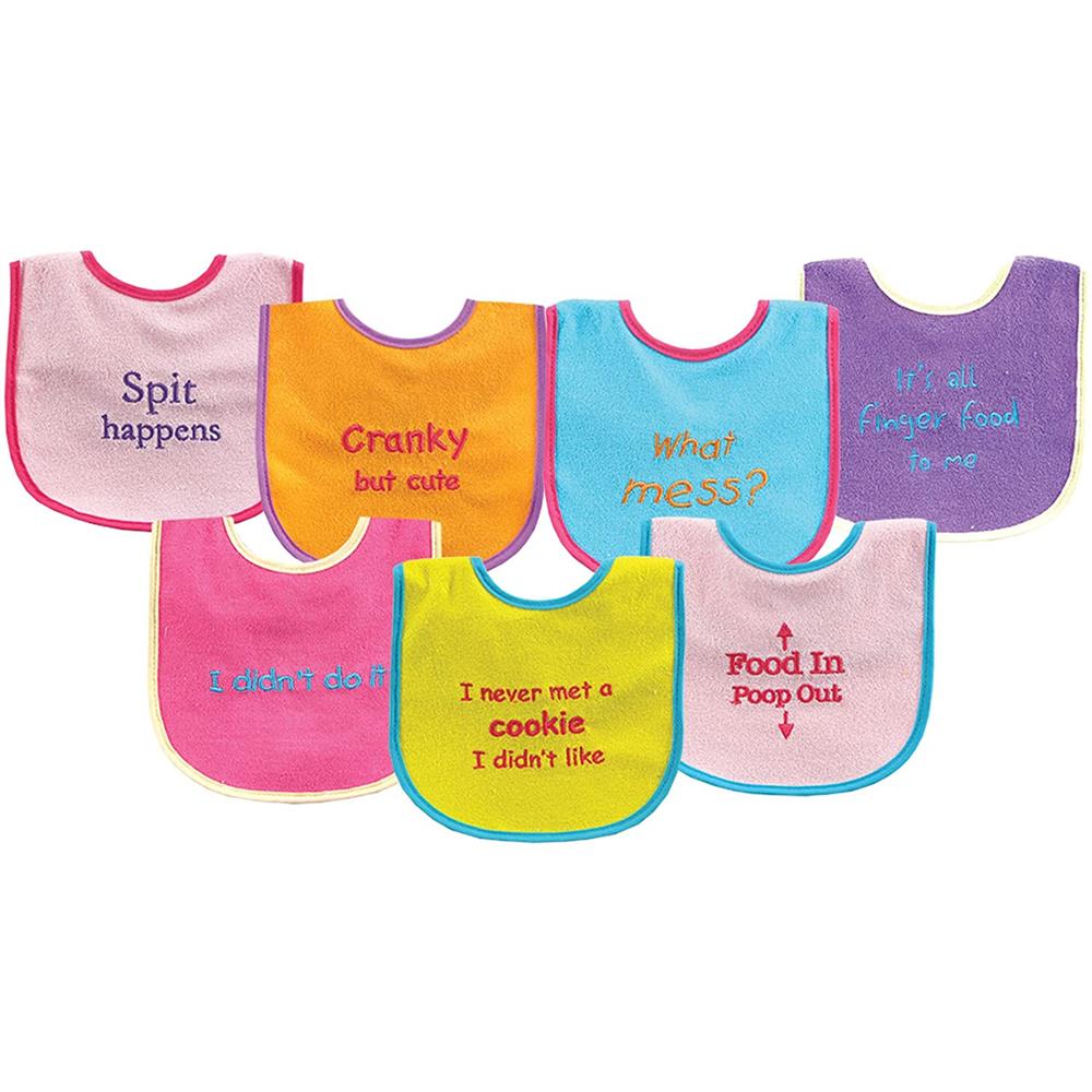 Luvable Friends 7 Pack Cotton Terry Bibs