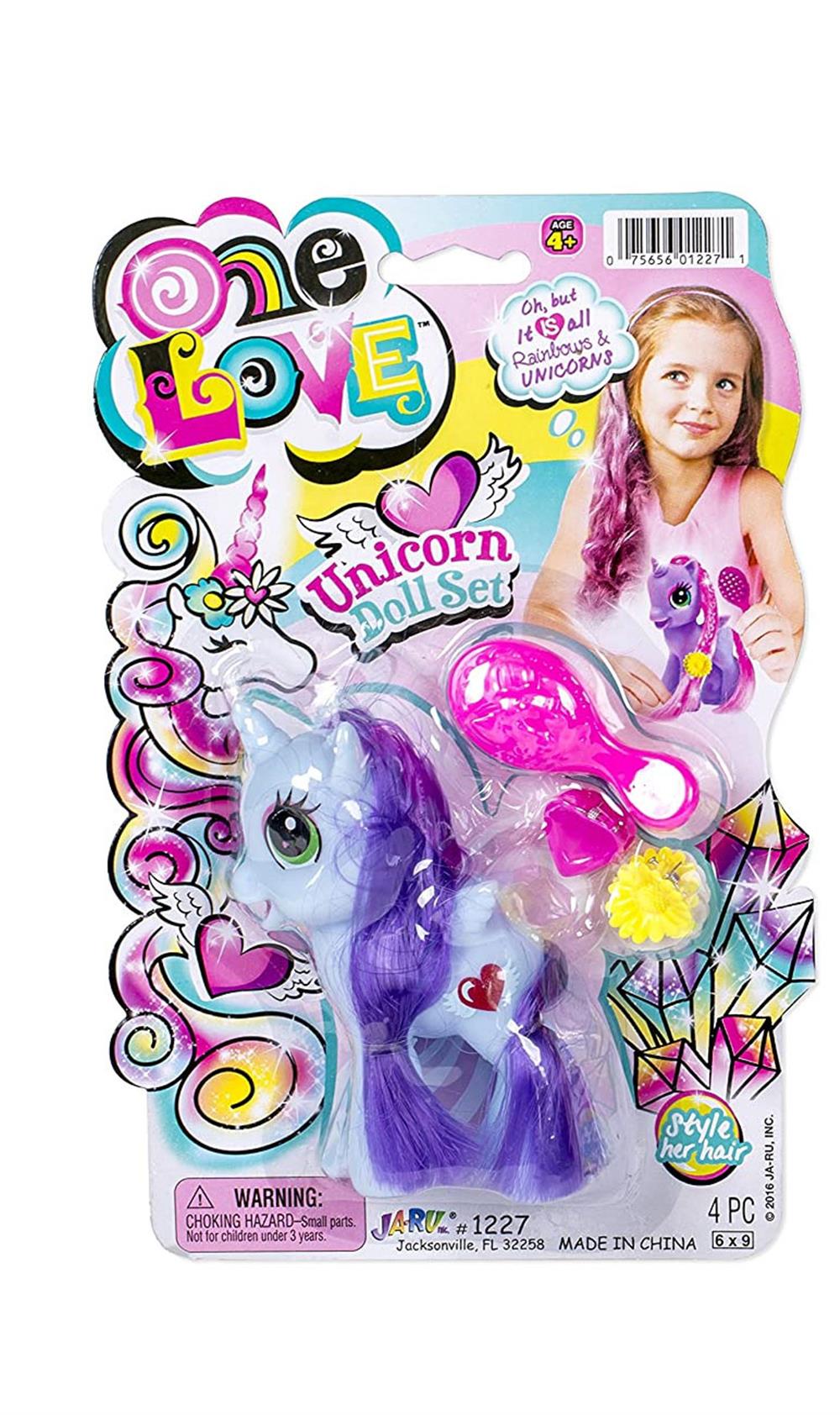 Ja-Ru Unicorn Doll Play Set with Accessories