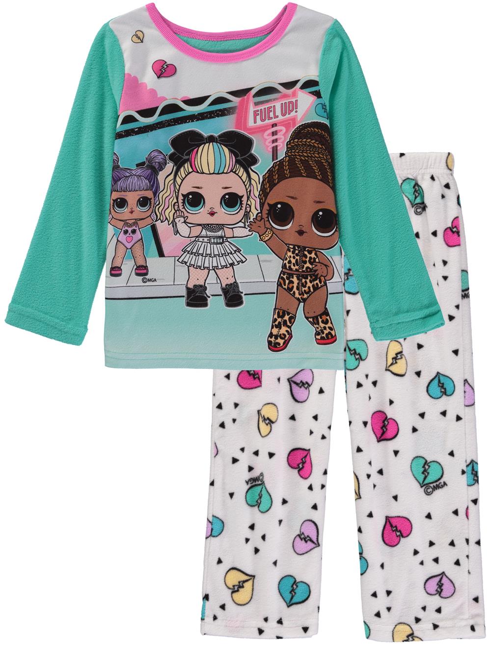 L.O.L. Surprise! Girls 4-10 2-Piece Microfleece Pajama Set