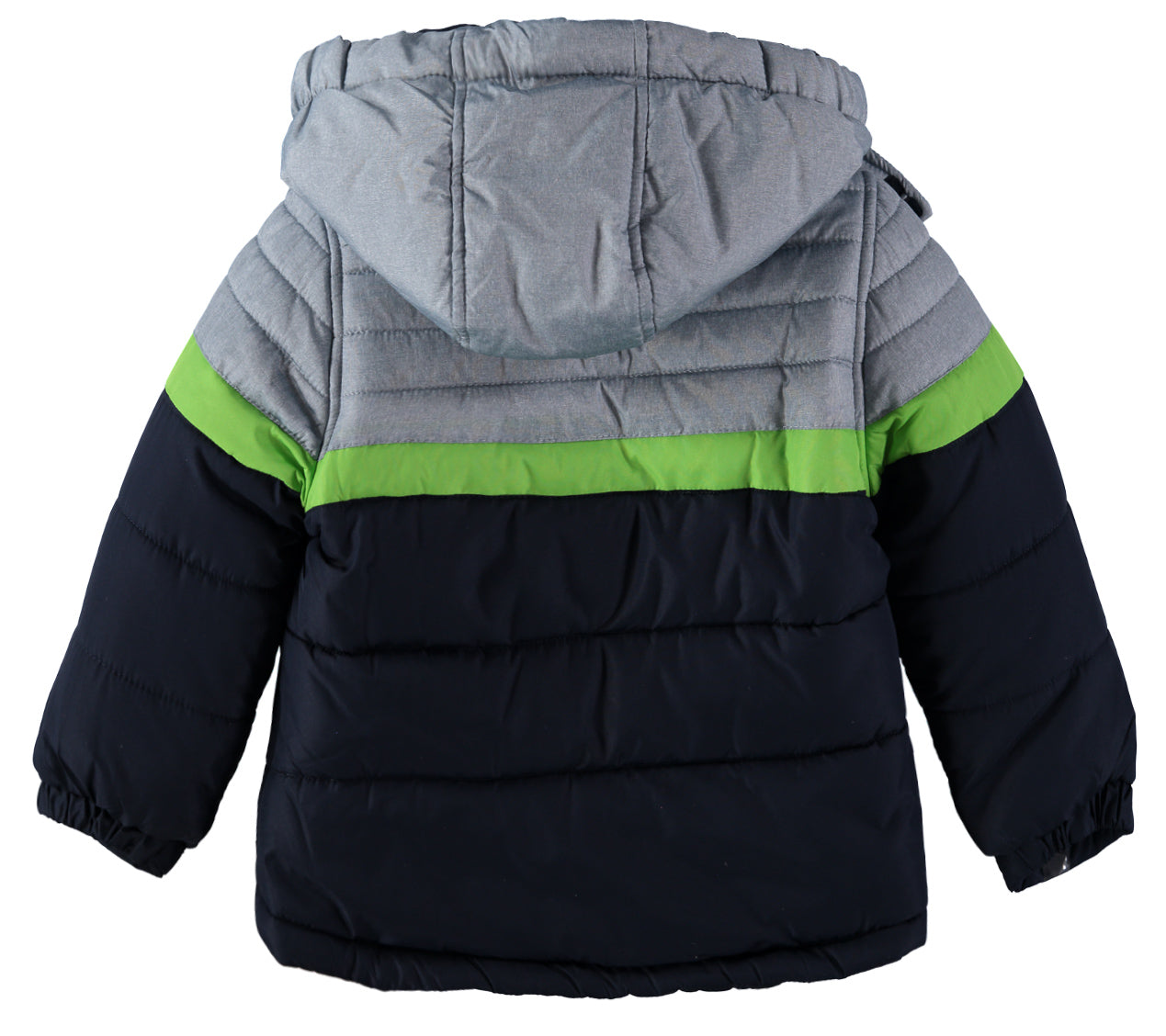 London Fog Boys 4-7 Colorblock Puffer Jacket with Fleece Hat