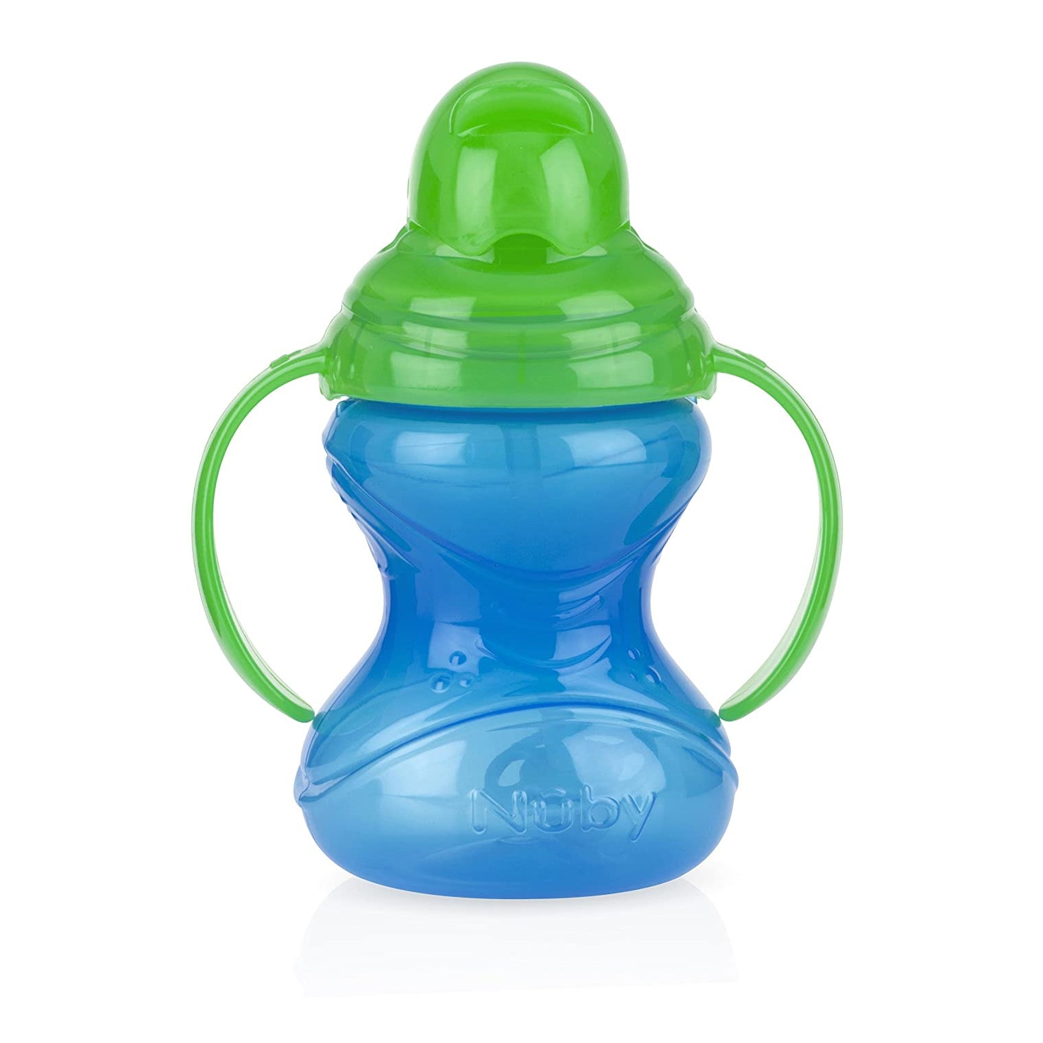 Nuby No-Spill Flip N' Sip Clik-It Cup with 360 Straw 8 oz - Colors May Vary