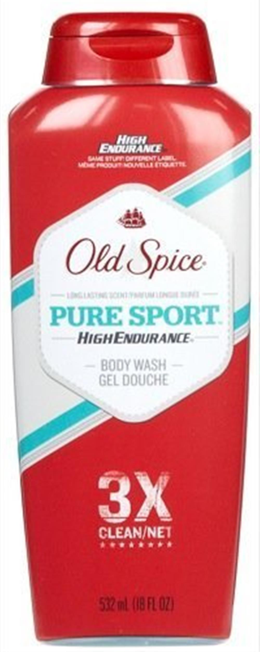 Old Spice High Endurance Body Wash, Pure Sport