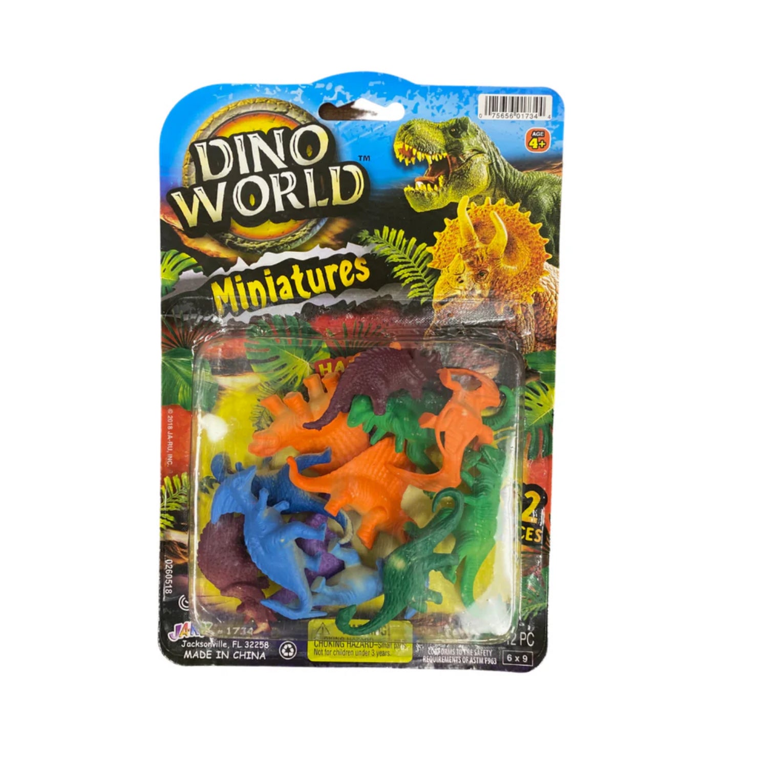 Ja-Ru Dino World Miniatures 12-Piece