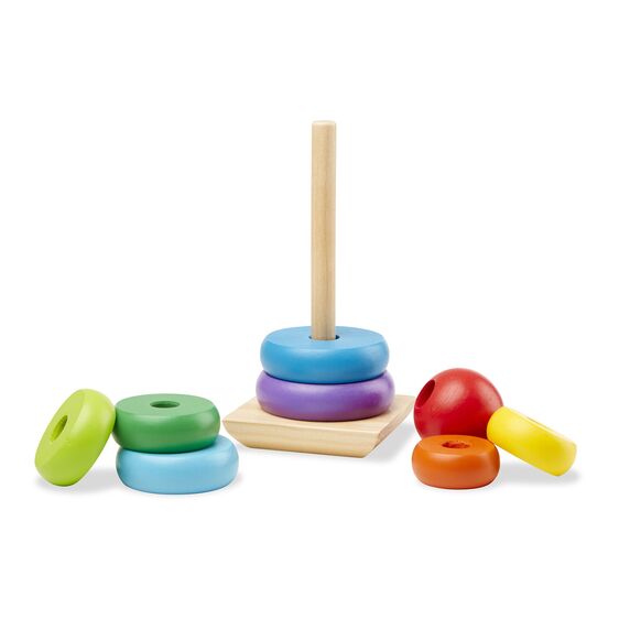 Melissa and Doug Rainbow Stacker Classic Toy