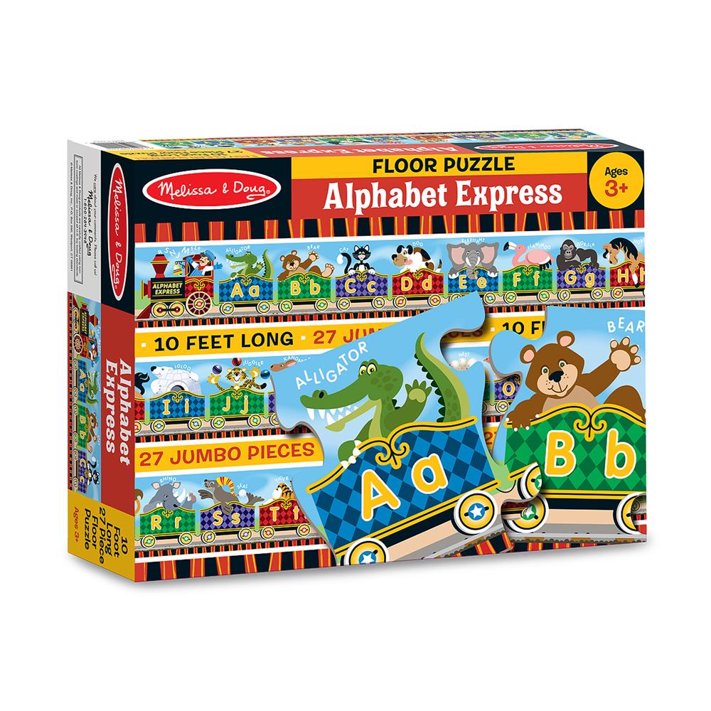 Melissa and Doug Alphabet Express Floor Puzzle - 27 Pieces