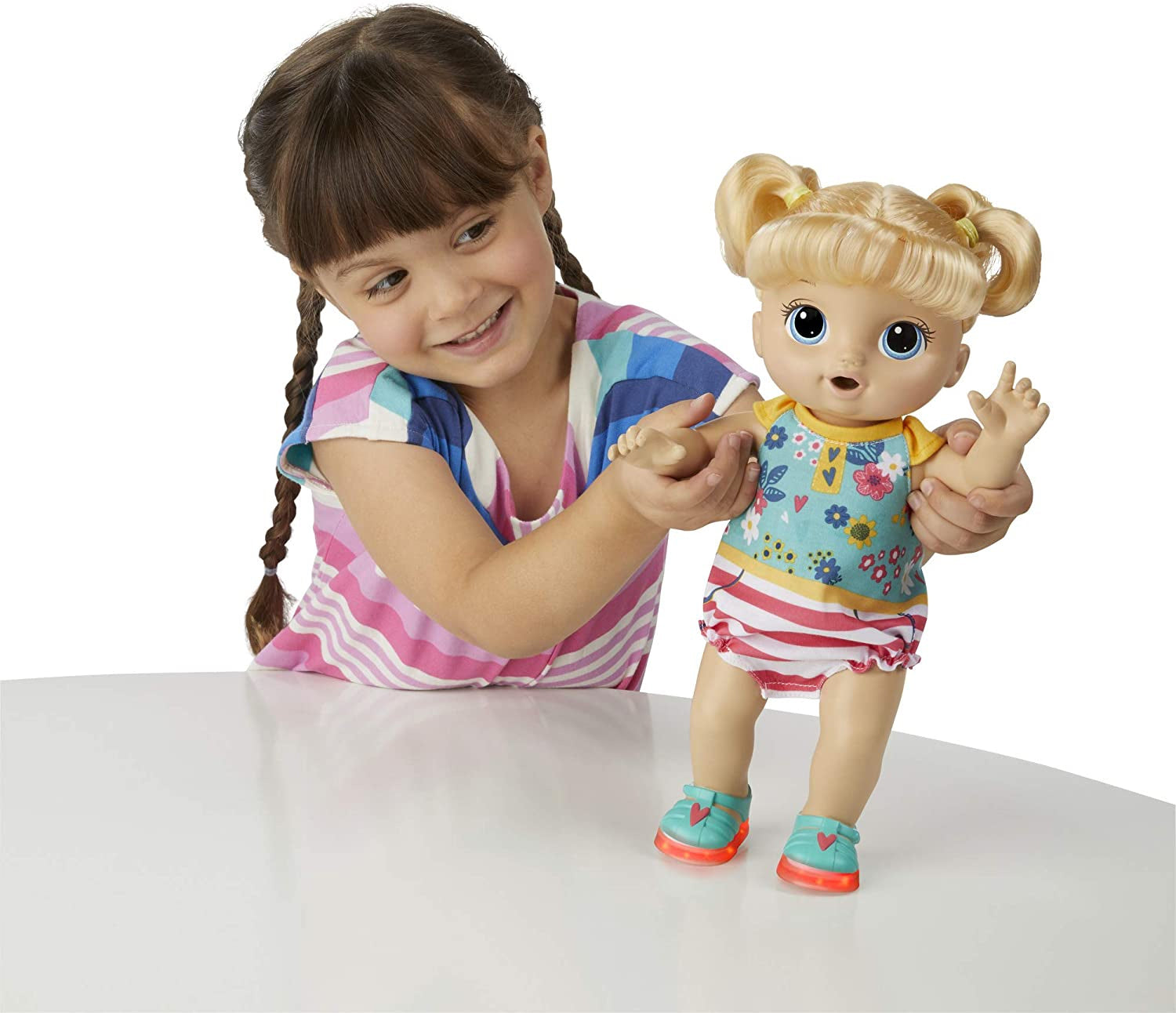 Baby Alive Step N Giggle Baby Doll with Light-Up Shoes