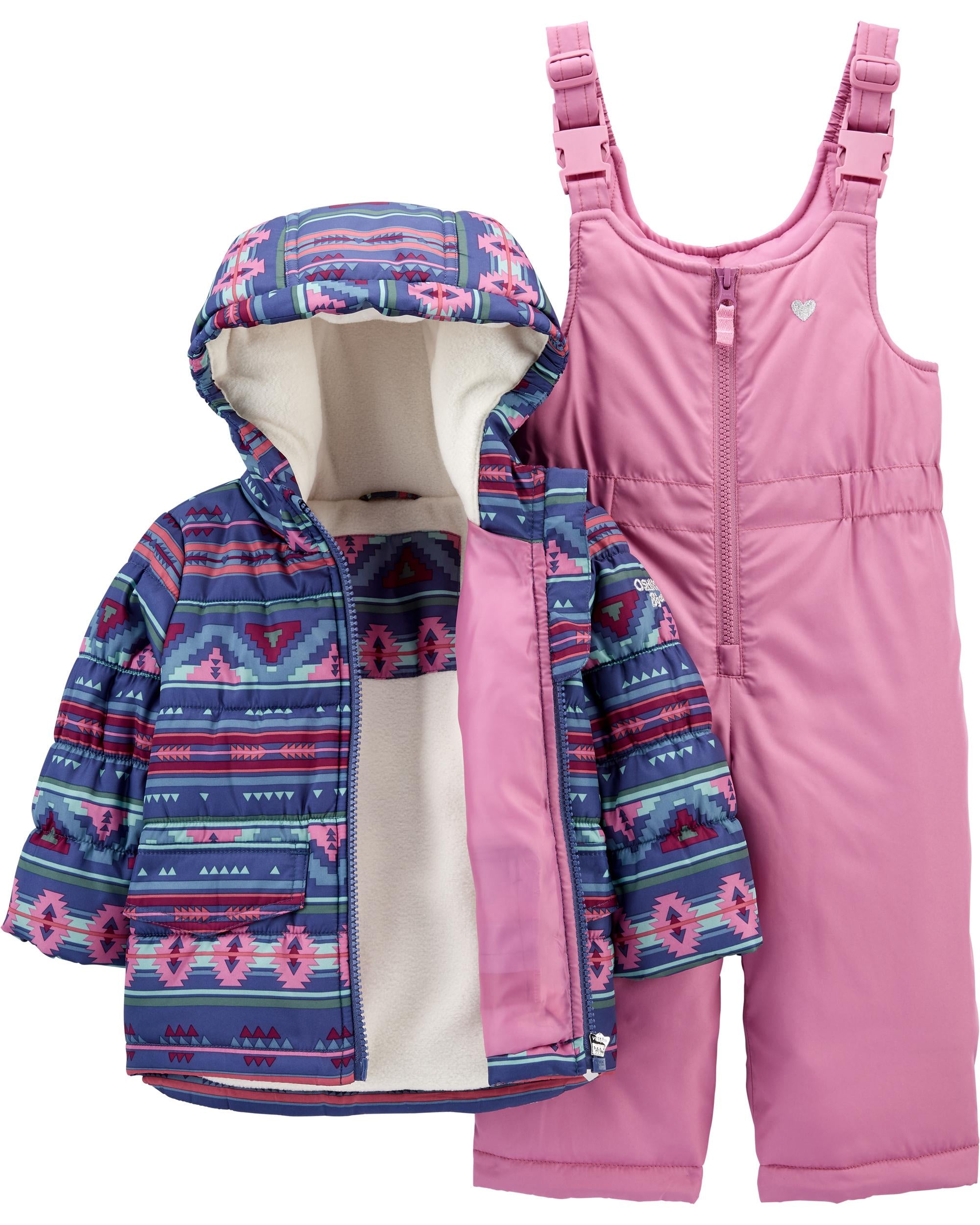 Osh Kosh Girls 12-24 Months Aztec Snowsuit