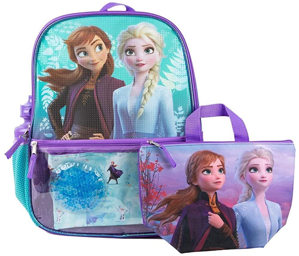 Disney Frozen 5-Piece Backpack Lunchbox Set