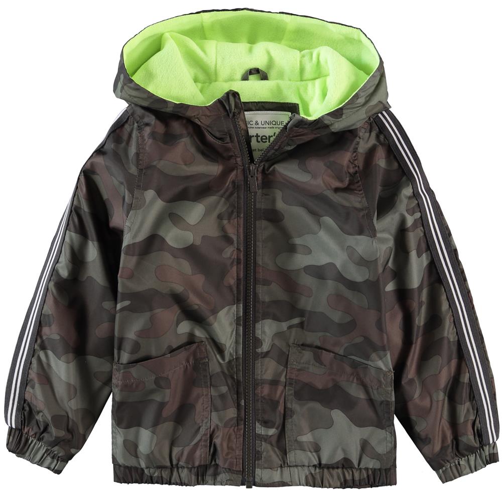 Carters Boys 4-7 Camo Hooded Wind Breaker