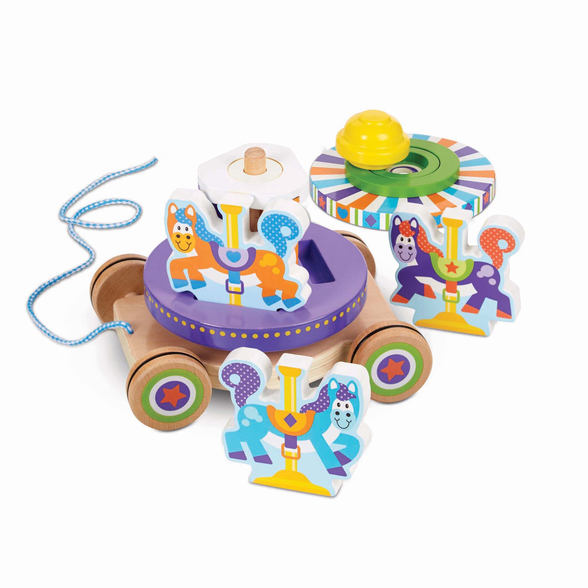 Melissa and Doug First Play Carousel Pull Toy