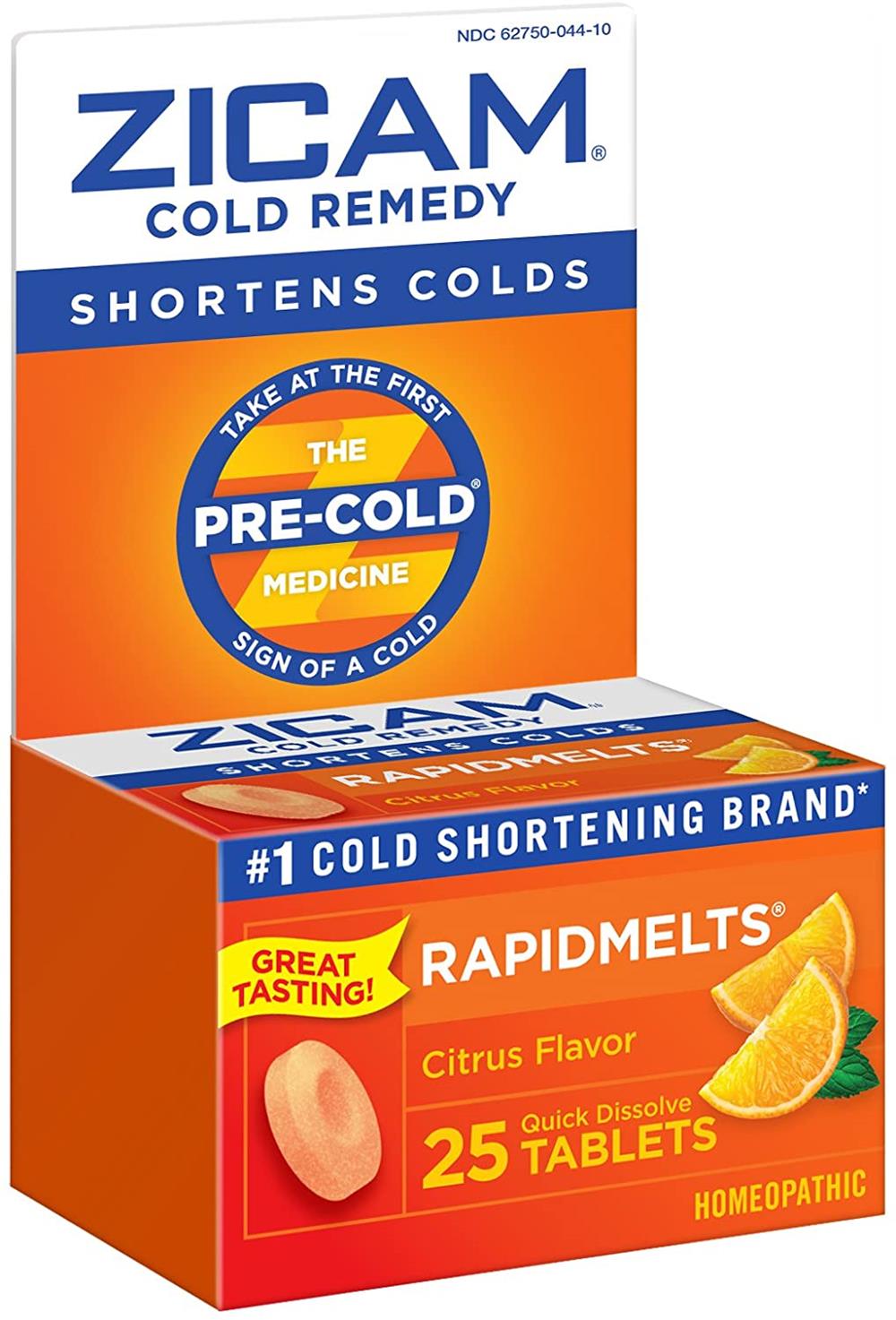 Zicam Cold Remedy Citrus RapidMelts Quick Dissolve Tablets, 25 Count