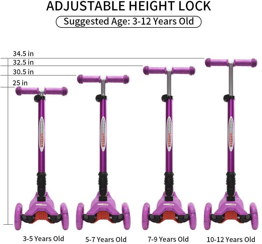 ChromeWheels Mega Glidekick Scooter