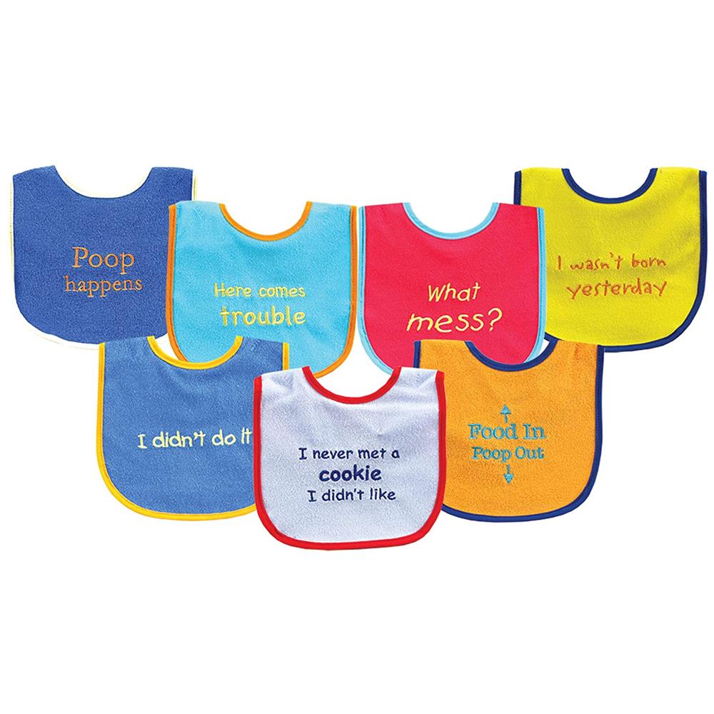 Luvable Friends 7 Pack Cotton Terry Bibs