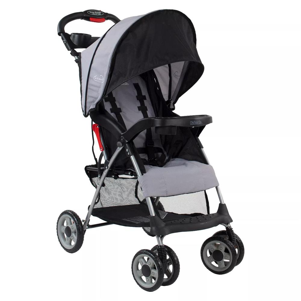 Kolcraft Cloud Plus Lightweight Easy Fold Compact Travel Stroller