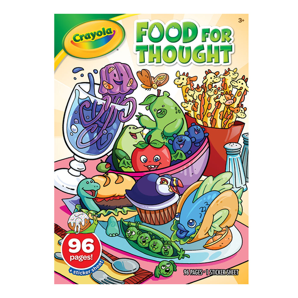 Crayola Food for Thought Coloring Book