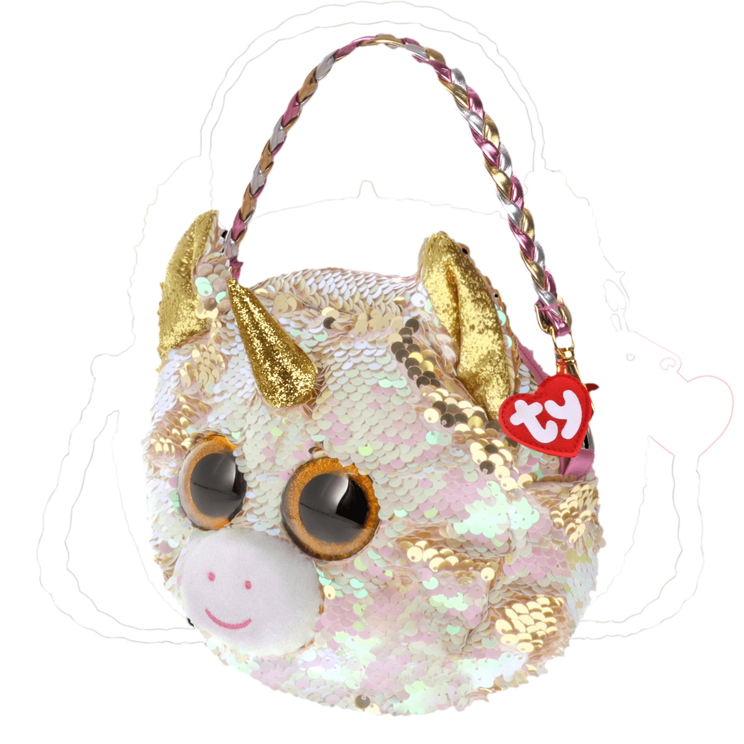 TY Fantasia Reversible Sequin Unicorn Purse