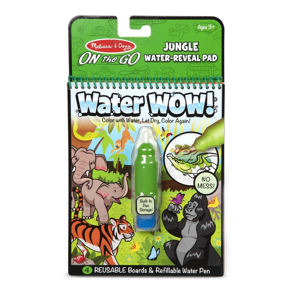 Melissa and Doug Water Wow! Jungle Water-Reveal Pad - On the Go Travel Activity