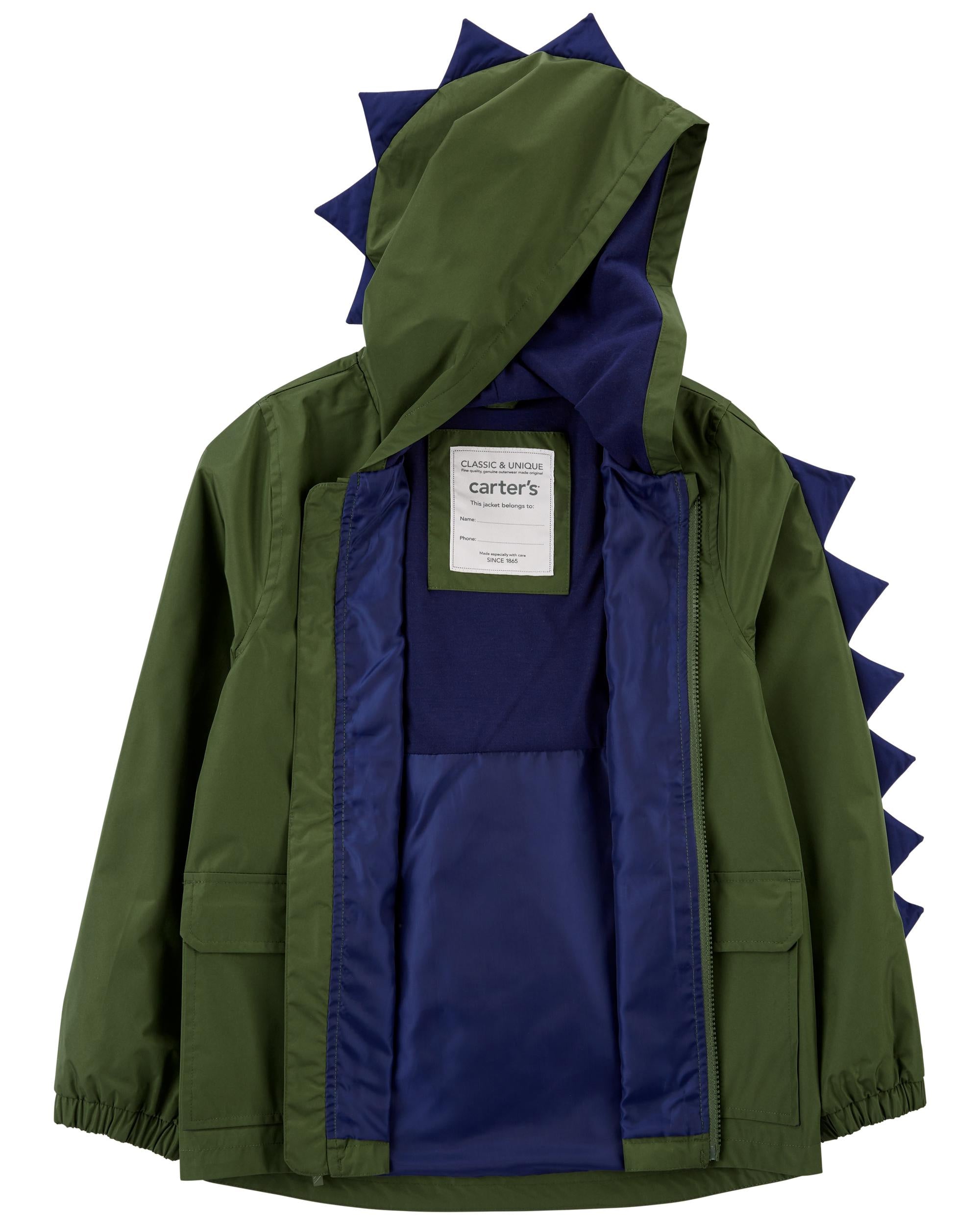 Carters Boys 4-7 Dinosaur Rain Slicker