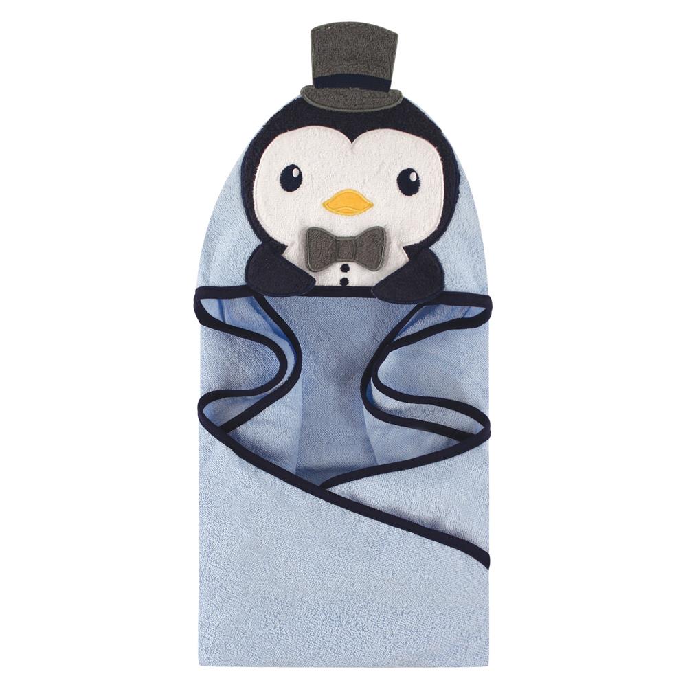 Hudson Baby Cotton Animal Face Hooded Towel