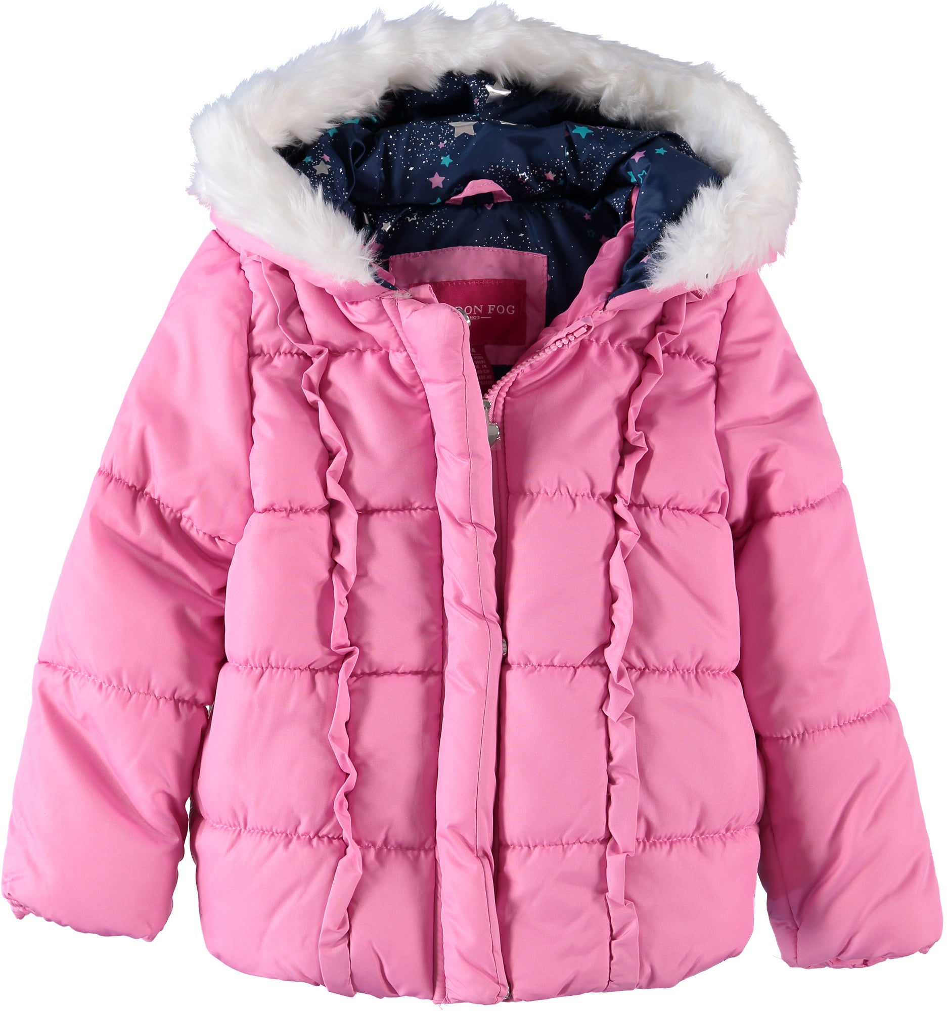 London Fog Girls 4-6X Star Snowsuit