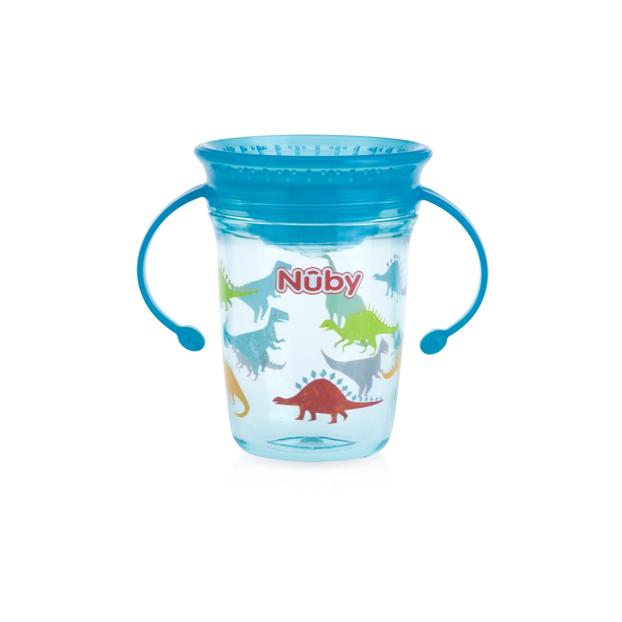 Nuby Tritan No Spill 2 Handle 360 Printed Wonder Cup, 8 oz