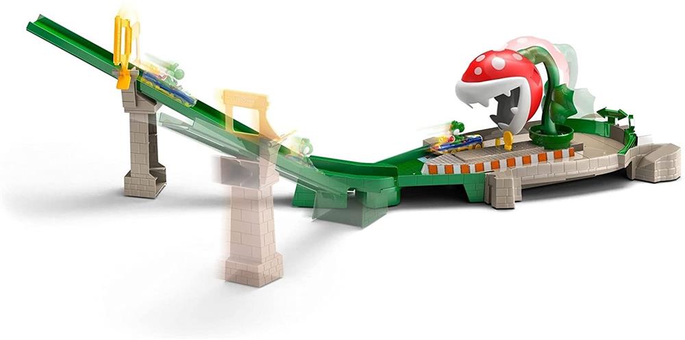 Hot Wheels MarioKart Piranha Plant Slide Track Set