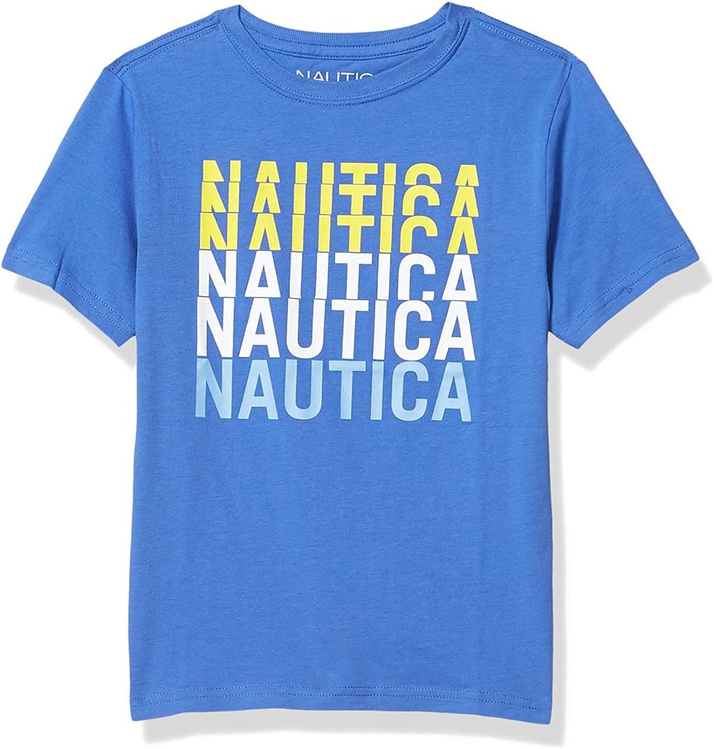 Nautica Boys 8-20 Shadow Logo T-Shirt