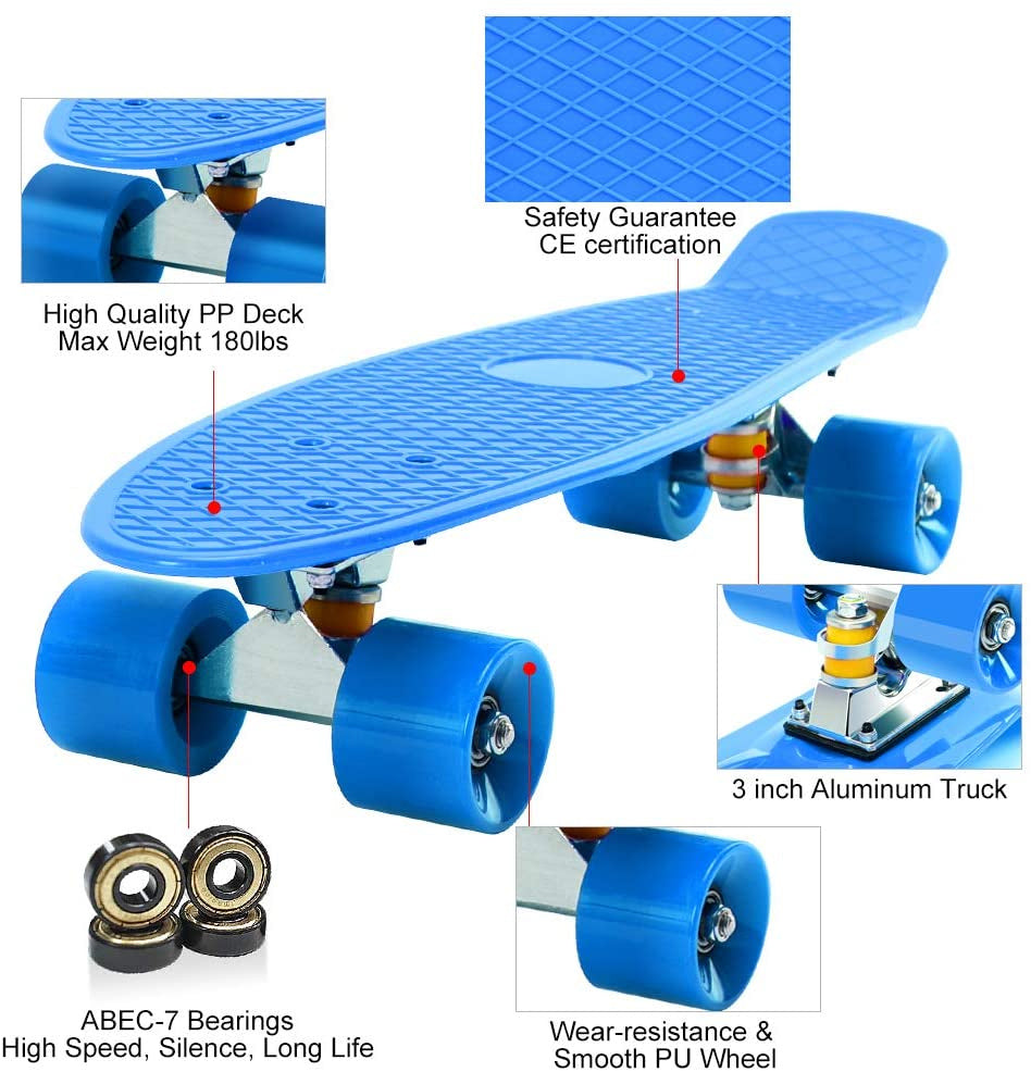 ChromeWheels 22'' Fish Skateboard