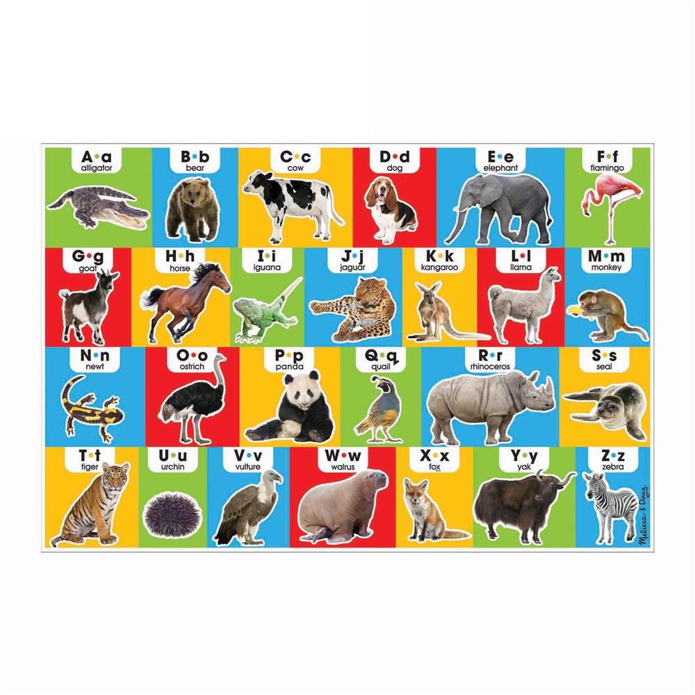 Melissa and Doug Animal Alphabet Floor Puzzle