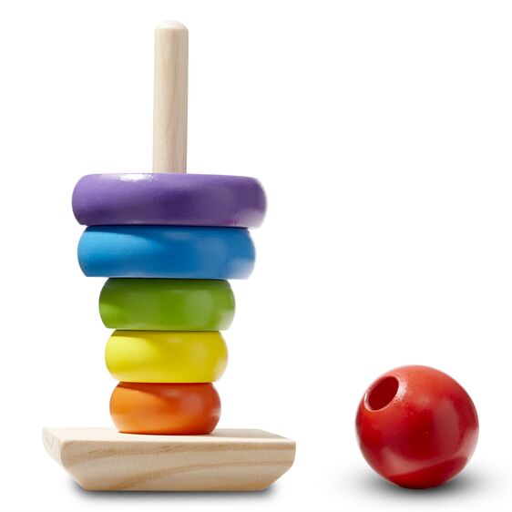 Melissa and Doug Rainbow Stacker Classic Toy