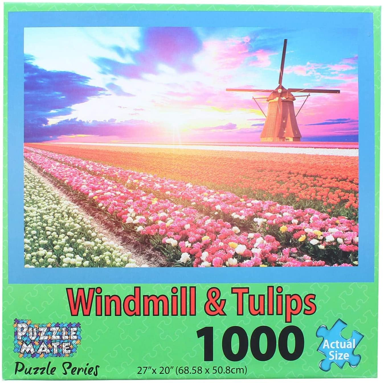 Wisconsin Toy Co. Puzzle Mate 1000 Piece 27'' x 20'' Jigsaw Puzzle